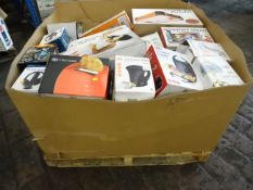 1 x Large Pallet (39) to contain a large quantity of various items such as: king size electric