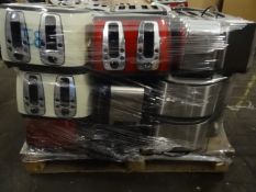 1 x Large Pallet (52) to contain 58 x Russell Hobbs 2 & 4 Slice Toasters, In various designs and