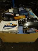 1 x Large Pallet (55) to contain a large quantity of various items such as: urban wheelz scooter,