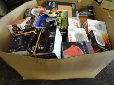 1 x Large Pallet (11) to contain a large quantity of various items such as: russell hobbs kettle,