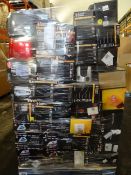 1 x Very Large Pallet Approx 7 foot tall! (7) to contain approx. 175 items of Russell Hobbs Stock.