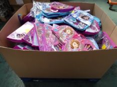 1 x Large Pallet (T1) to contain approx. 150 items of disney frozen filled back packs, sofia the