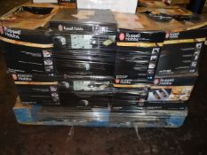 1 x Pallet (22) To contain approx. 30 x Russell Hobbs Toasters. Includes 2 and 4 Slice, Various