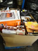 1 x Large Pallet (6) to contain a large quantity of various items such as: electric stove, russell