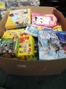 1 x Large Pallet (T5) to contain approx. 80 items of disney frozen complete art case, minnie mouse