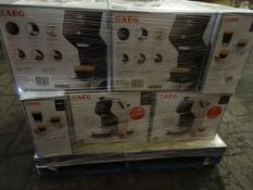 1 x Large Pallet (9) to contain 30 x AEG Lavazza AMODO MIO LM3100-U. •Features thermoblock