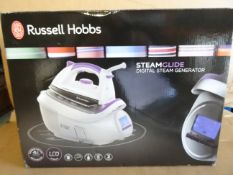 1 x Russell Hobbs Digital Steam Generator Iron. Cord and hose storage, soft grip handle for ultimate