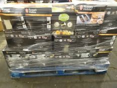 1 x Large Pallet (42) to contain 45 x Russell Hobbs 2 Slice Toasters, In various designs and