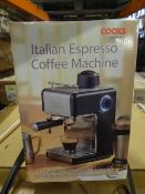 1 x Cooks Professional Italian Espresso Coffee Machine. Makes Delicious Espresso Coffee In