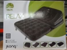 1 x Jilong Air Bed & Sofa. 2 in 1. Brand new and Boxed. Size: 81 x 57 x 26 inches. Coil beam
