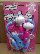 96 x Hello Kitty Toy Doctor Sets. RRP £4.99 each, total RRP Value £479.04! Brand New and Packaged.