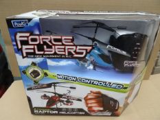 10 x Force Flyers Motion Controlled 4 Channel Raptop Helicopter. 3D, Glove force technology, 4