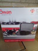 1 x Pallet to contain 24 x Swan 11 Piece Kitchen Cookware sets. Each includes: 24cm Frying pan,