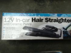 12V In car Hair straightners