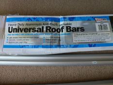 10 x sets  Streetwize universal aluminium roof bar set - rrp £59..99 each