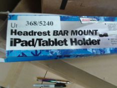 Headrest Bar mount Ipad tablet holder