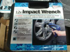 12 V Impact wrench - boxed in carry case - rrp £49.99.