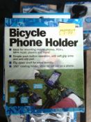 Bycicle fone holder