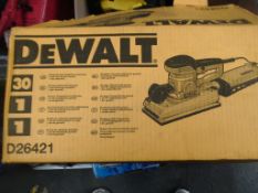Brand new Dewalt sheet sander - rrp £239