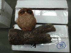 Owl solar decoration - boxed new