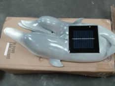 Dolphin - boxed new  solar decoration