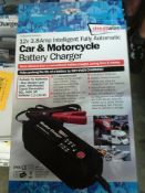 2pcs -  Car & Motorcycle Battery Charger rrp £30..