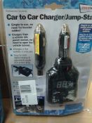 Car to car battery charger - jump start - rrp £24.99.