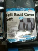 Full seat cover set