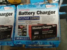 6./12Volt 12 or 10 amp battery charger - Automatic rrp £39.99.