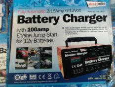 Fully auctomatic Battery Charger with 100amp Jump start rrp £89.99.