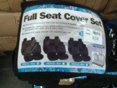 2 sets - assorted colours full seat cover set - rrp £26.99.