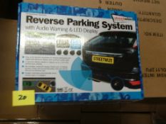 Reverse Parking system with audio warning and LED display