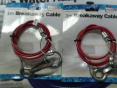 2 x 1m breakaway cables
