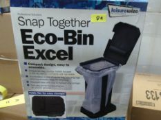 Eco Bin Excel - easy portable bin - folds away compact rrp £19.99.