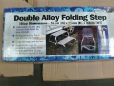 Double alloy folding caravan step - rrp £39.99.