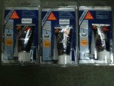 3pcs sikaflex marine sealant rrp £9.99 each