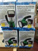 4pcs Multi Purpose rechargeable spotlight - boxed in original packaging rrp £24.99.