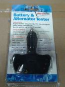 Battery & Alternator tester