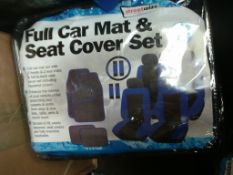 Full Car mat & seat cover set rrp £29.99.