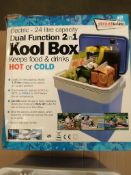 Hot & Cold 2 in 1 KoolBox -24 litre capacity  rrp £39.99.