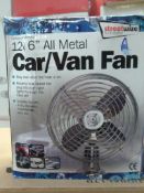 2pcs All metal 12V car fan