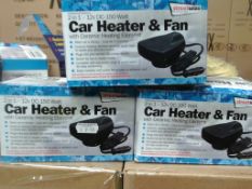 3pcs , boxed car heater and fan system -