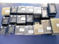 QTY 54	PIECES OF BLACK NICKEL DECORATIVE SWITCHES AND SOCKETS	(All items are brand new, in box
