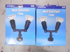 QTY 4	ETERNA 	WB2 TWIN SPOT GARDEN SPOTLIGHTS	(All items are brand new, in box surplus trade stocks.