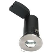 QTY 10	BRUSHED CHROME 4W LED BATHROMM DOWNLIGHTS	(All items are brand new, in box surplus trade