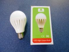 QTY 50	4 WATT GLS ES/E27 5000K LAMP	(All items are brand new, in box surplus trade stocks.  Orders