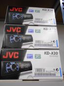 QTY 3	JVC RADIOS	(All items are brand new, in box surplus trade stocks.  Orders can be dispatched by
