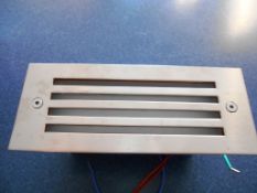QTY 4	STAINLESS STEEL LED BRICKLIGHTS	(All items are brand new, in box surplus trade stocks.  Orders