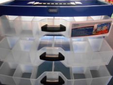 QTY 1	DRAPER 3 DRAWER ORGANISER	(All items are brand new, in box surplus trade stocks.  Orders can