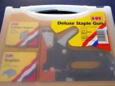 QTY 1	DELUXE STAPLE GUN	(All items are brand new, in box surplus trade stocks.  Orders can be
